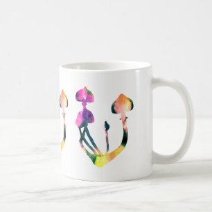 Taza De Café La magia prolifera rápidamente acuarela