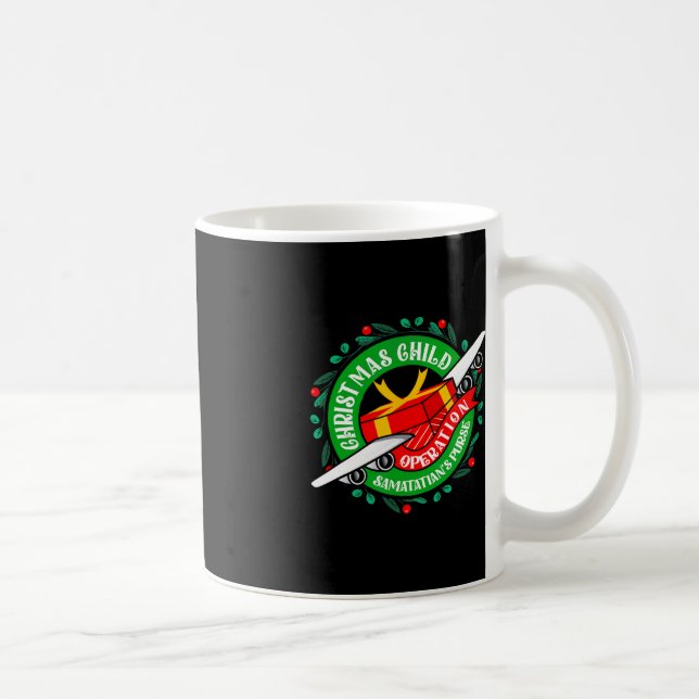 Taza De Café La maleta de Samaritan Navidad meme C (Derecha)