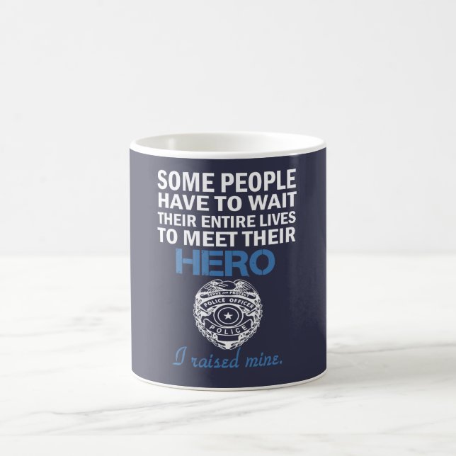 Taza De Café La mamá del oficial de policía (Centro)