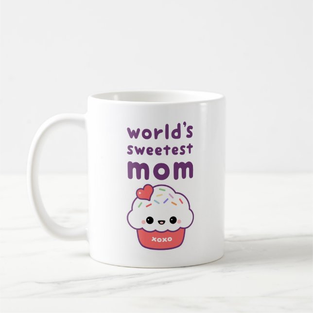 Taza De Café La mamá más dulce del mundo (Izquierda)