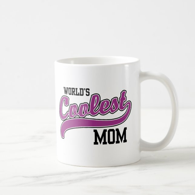 Taza De Café La mamá más fría del mundo (Derecha)