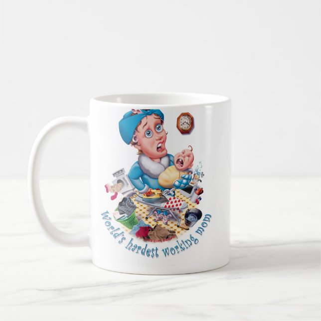 Taza De Café La mamá más trabajadora del mundo (Izquierda)