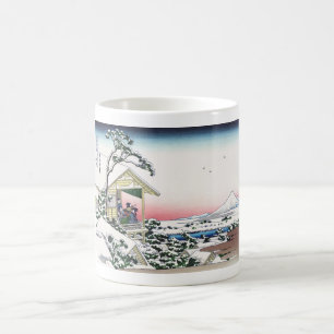 Taza De Café La mañana después de una nevada