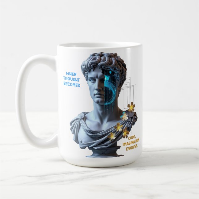 Taza De Café “La máquina sueña”  (Izquierda)