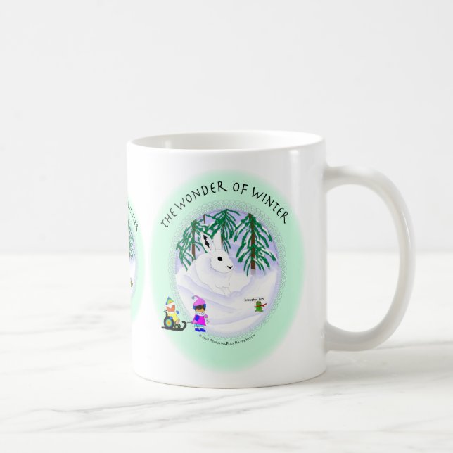 Taza De Café La maravilla del invierno (Derecha)