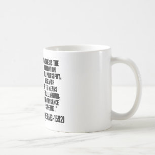Taza De Café La maravilla es la fundación de la filosofía