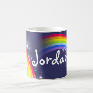 Taza De Café La marina de guerra del arco iris de los niños