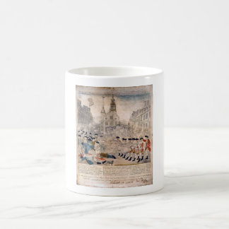Taza De Café La masacre de Boston Paul Revere King Street