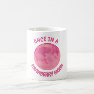 Taza De Café La máscara en la rareza: La luna de fresa