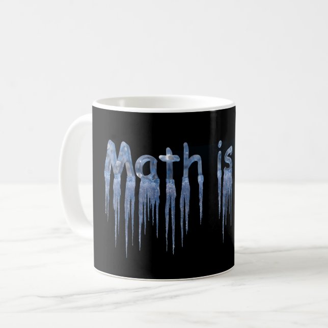 Taza De Café La matemáticas es fresca (Anverso izquierdo)