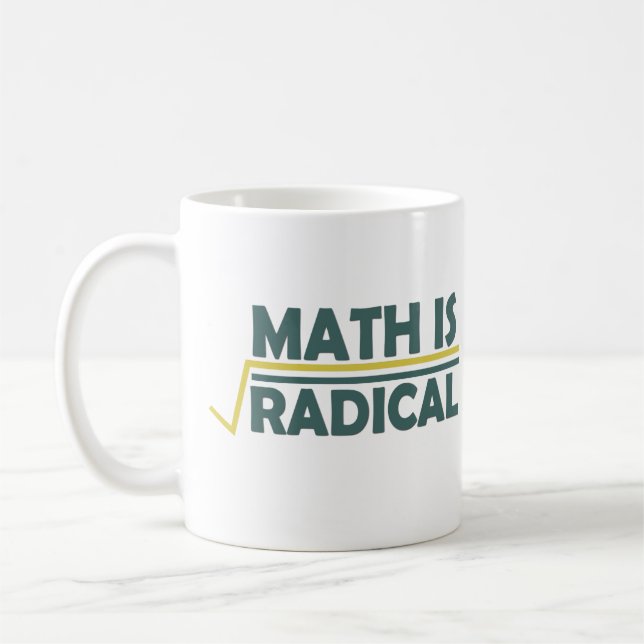 Taza De Café La matemáticas es radical (Izquierda)