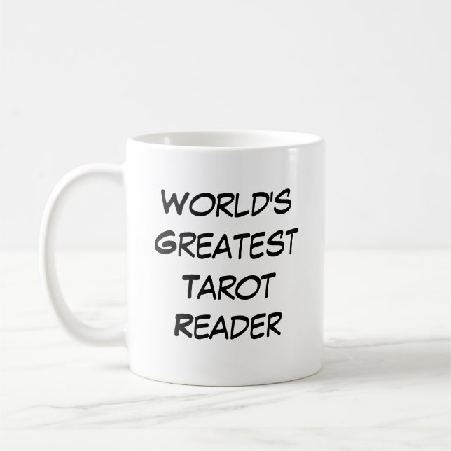 Taza De Café La mayor película de lectores de tarot del mundo (Izquierda)