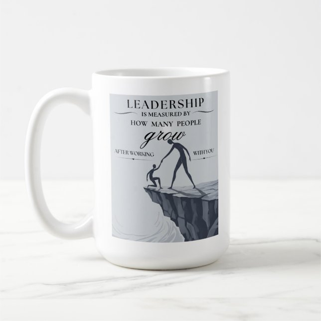 Taza De Café La Medida de un Líder (Izquierda)