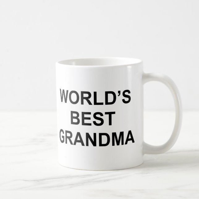 Taza De Café La mejor abuela del mundo (Derecha)
