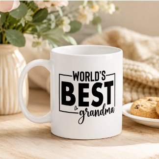 Taza De Café La mejor abuela del mundo | Foto Día de los abuelo