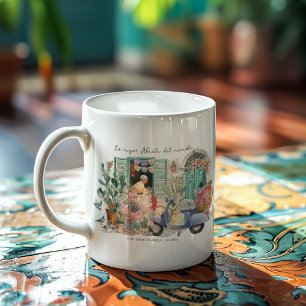 Taza De Café La Mejor Abuela del Mundo Personalizado