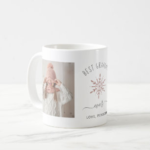 Taza De Café La mejor abuela el siempre   copo de nieve subió