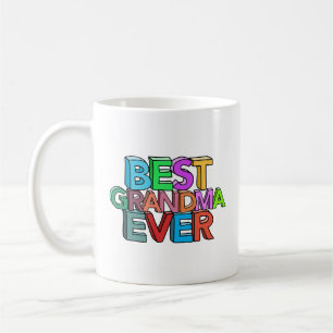 Taza De Café La mejor abuela jamás café Mug