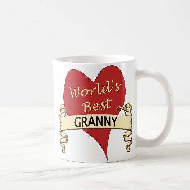 Taza De Café La mejor abuelita del mundo (Derecha)