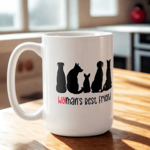 Taza De Café La mejor amiga de la mujer, el perro mug
