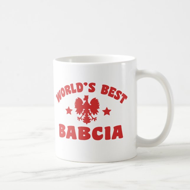 Taza De Café La mejor Babcia del mundo (Derecha)