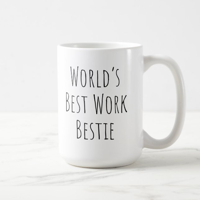 Taza De Café La mejor baza de trabajo del mundo (Derecha)