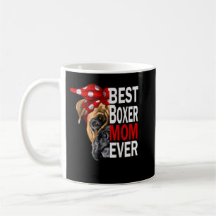 Taza De Café la mejor boxeadora madre de boxer de la historia D