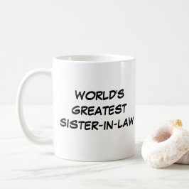Taza De Café "La mejor cuñada del mundo"
