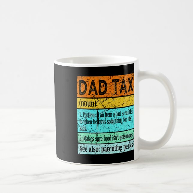 Taza De Café La Mejor Definición De Papá Para Los Hombres Es La (Derecha)