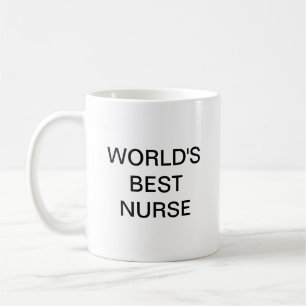 Taza De Café La mejor enfermera del mundo