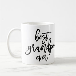 Taza De Café La mejor escritura siempre manuscrita del abuelo