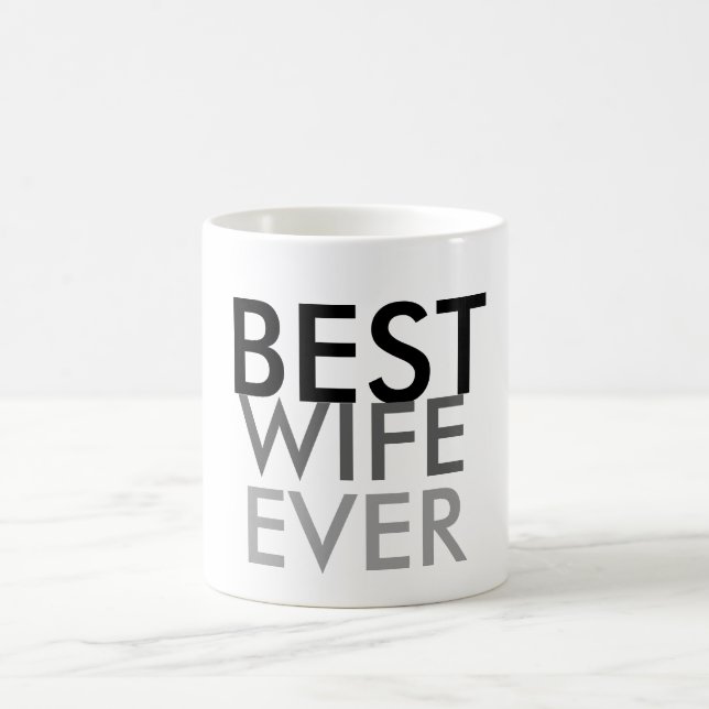 Taza De Café La mejor esposa de todos (Centro)