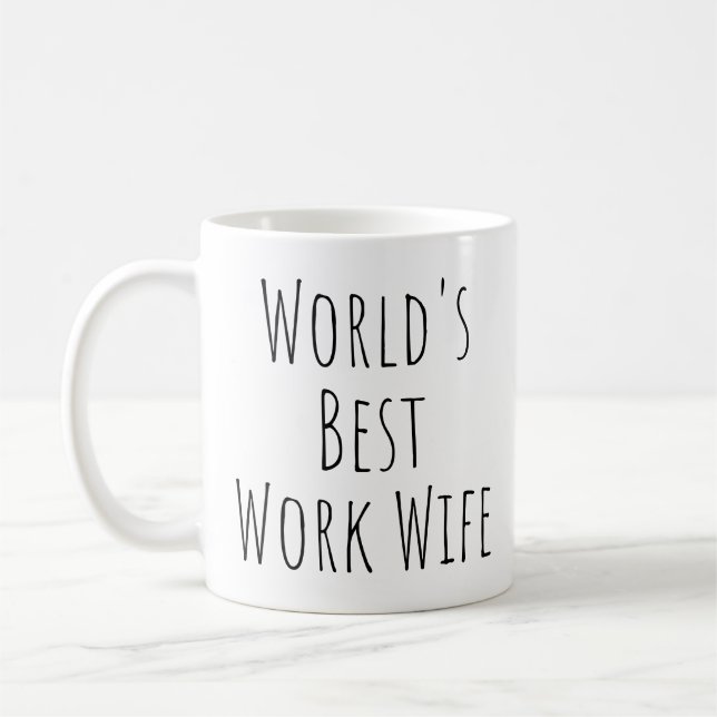 Taza De Café La mejor esposa laboral del mundo (Izquierda)