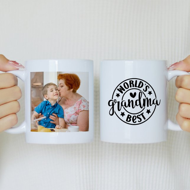 Taza De Café La mejor foto de la abuela del mundo (Subido por el creador)