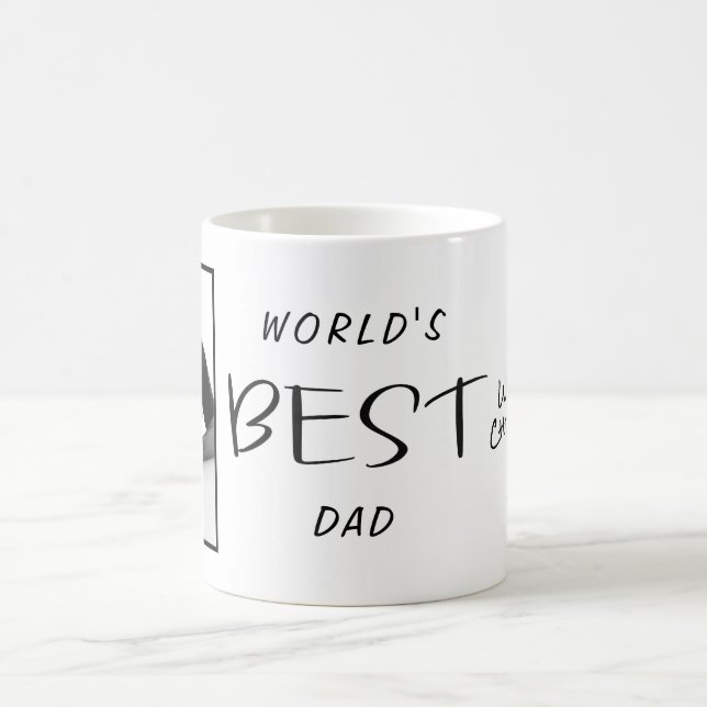 Taza De Café La mejor foto de papá del mundo (Centro)