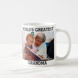 Taza De Café La mejor foto de una abuela del mundo crea la tuya