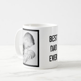 Taza De Café La mejor foto NUNCA personalizada del PAPÁ