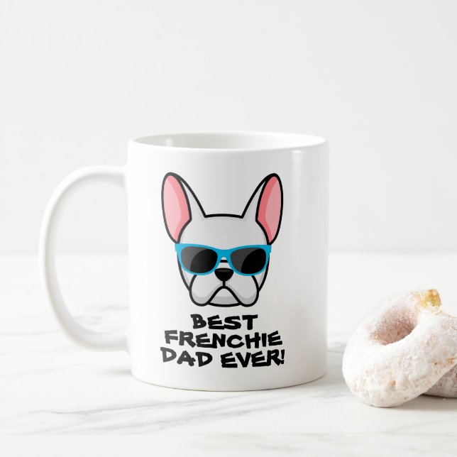 Taza De Café La mejor franquicia del día del padre francés (Con donut)