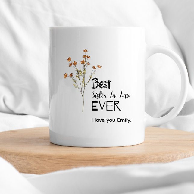 Taza De Café La mejor hermana de la cuñada divertida (Subido por el creador)