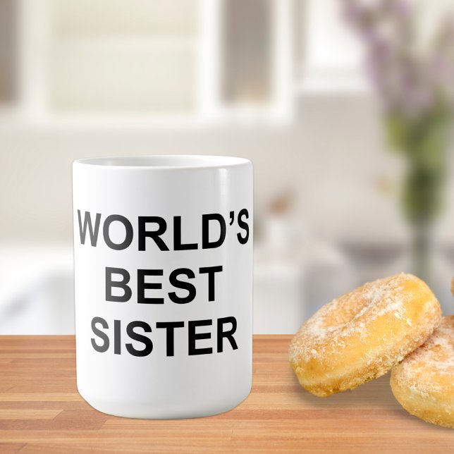Taza De Café La mejor hermana del mundo (Subido por el creador)