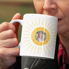 Taza De Café La mejor madre de la foto te ama el Día de la Madr