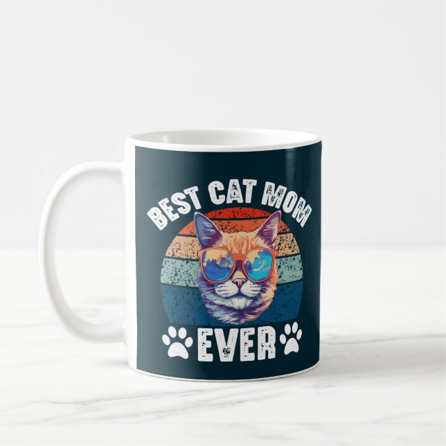 Taza De Café La mejor madre del gato que alguna vez fue amante  (Izquierda)