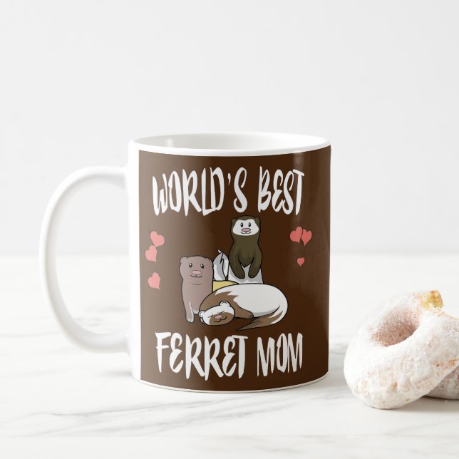 Taza De Café La mejor madre del mundo  (Con donut)