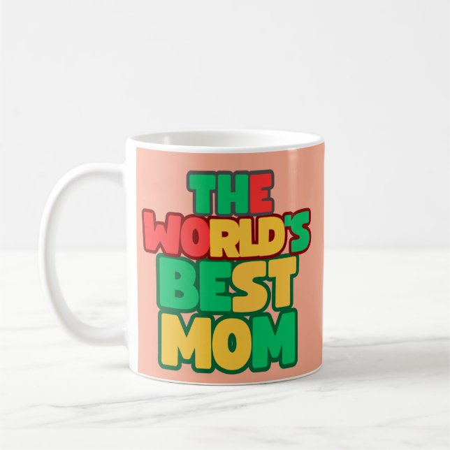 Taza De Café la mejor madre del mundo (Izquierda)