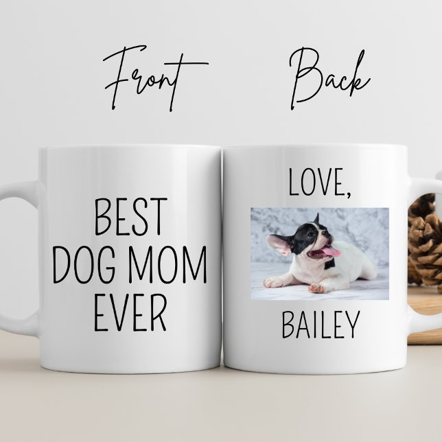 Taza De Café La mejor madre del perro alguna vez personaliza la (Subido por el creador)