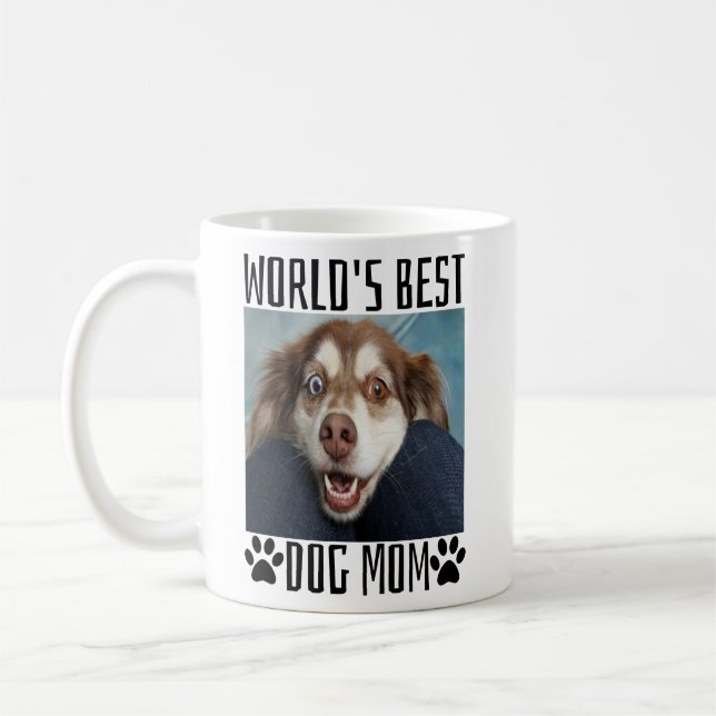Taza De Café La mejor madre del perro del mundo (Izquierda)