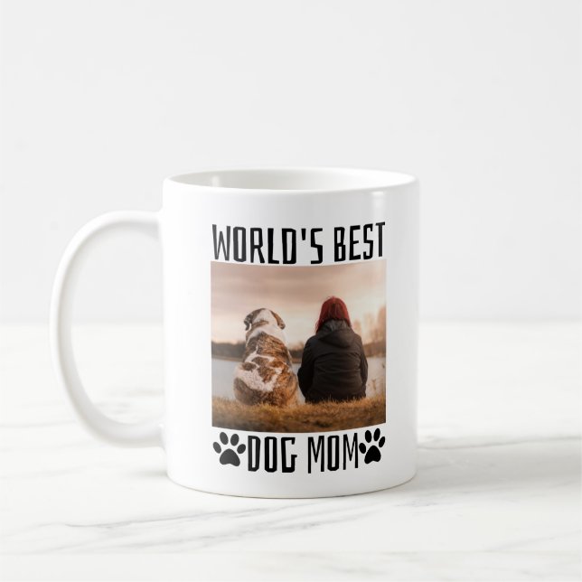 Taza De Café La mejor madre del perro del mundo (Izquierda)
