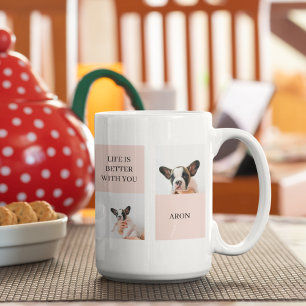 Taza De Café La mejor madre del perro del mundo   Fotografía de
