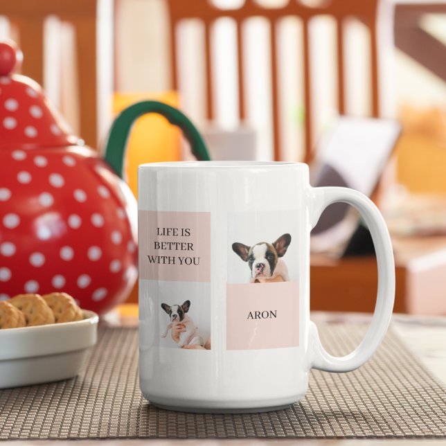 Taza De Café La mejor madre del perro del mundo | Fotografía de (Subido por el creador)