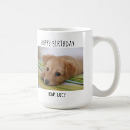 Taza De Café La mejor madre del perro del mundo - personalizado